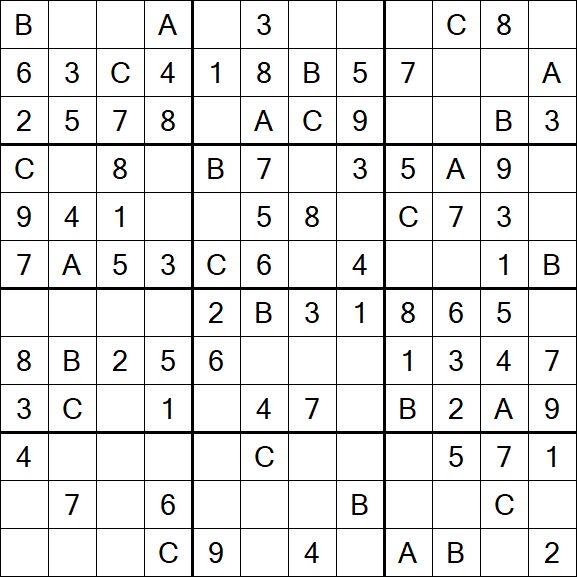 Sudoku 12x12 - Fácil