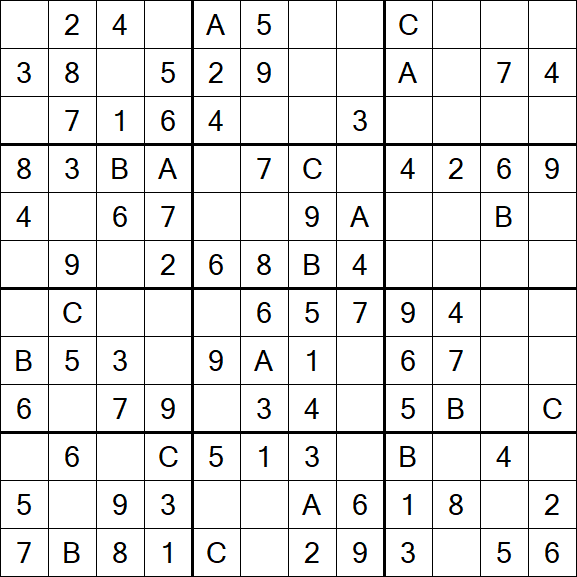 Sudoku 12x12 - Fácil