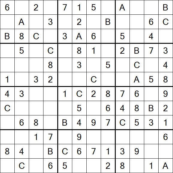 Sudoku 12x12 - Fácil