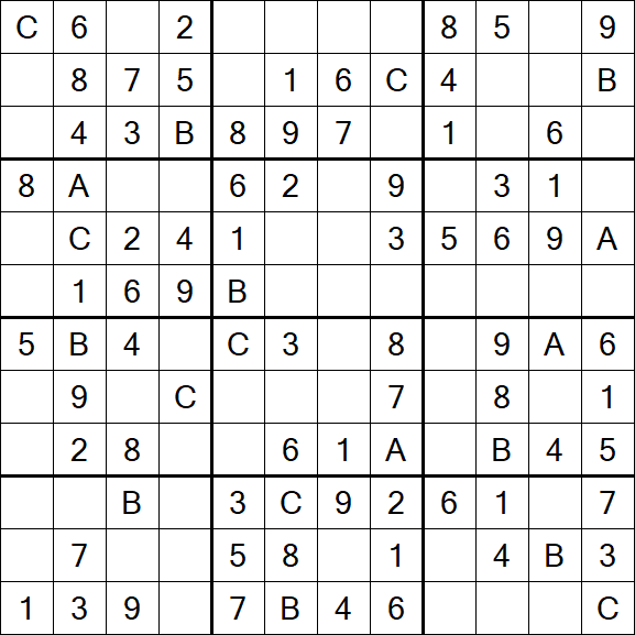 Sudoku 12x12 - Fácil
