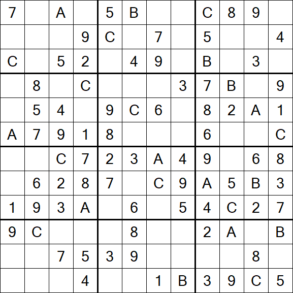 Sudoku 12x12 - Fácil