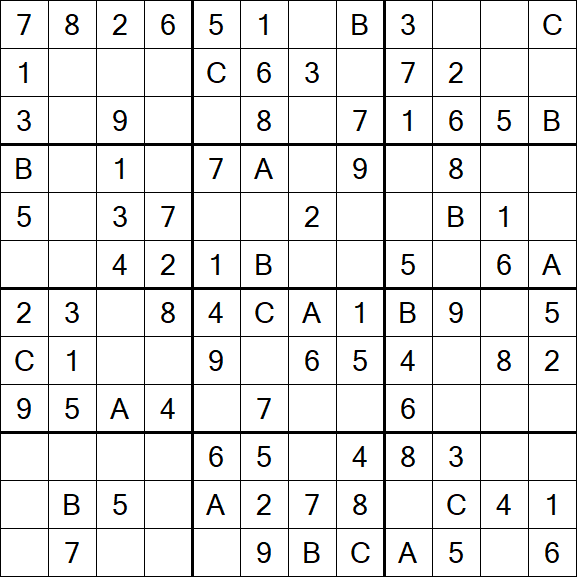 Sudoku 12x12 - Fácil