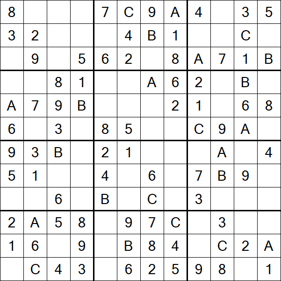 Sudoku 12x12 - Fácil