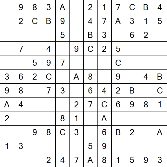 Sudoku 12x12 - Fácil