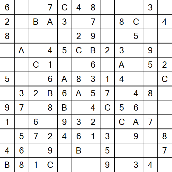 Sudoku 12x12 - Fácil