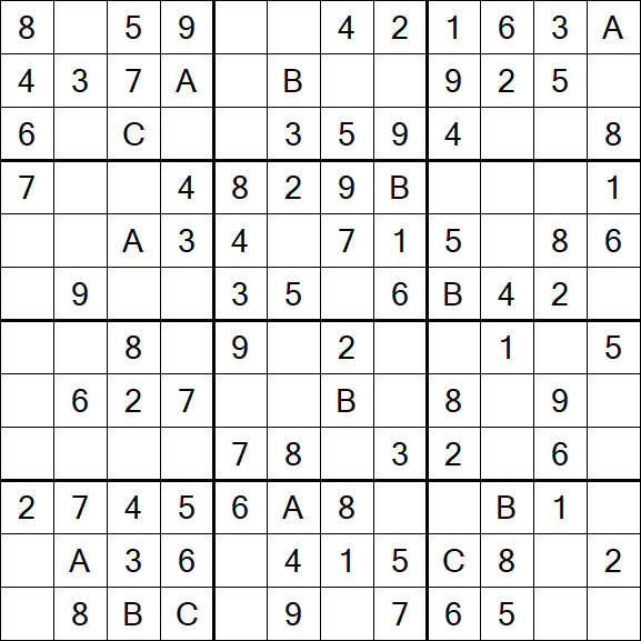 Sudoku 12x12 - Fácil