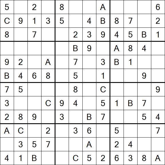 Sudoku 12x12 - Fácil
