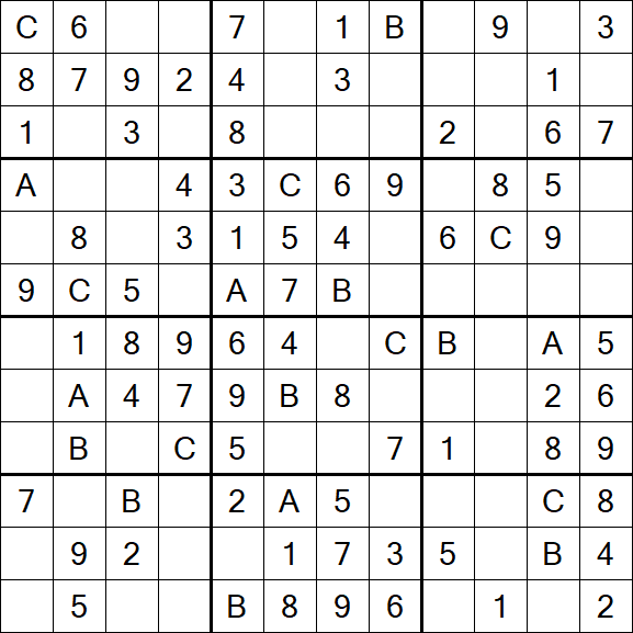 Sudoku 12x12 - Fácil