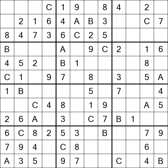 Sudoku 12x12 - Fácil