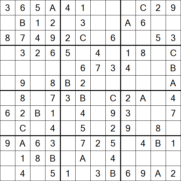 Sudoku 12x12 - Fácil