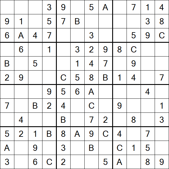 Sudoku 12x12 - Fácil