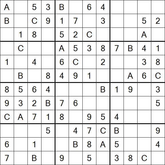 Sudoku 12x12 - Fácil
