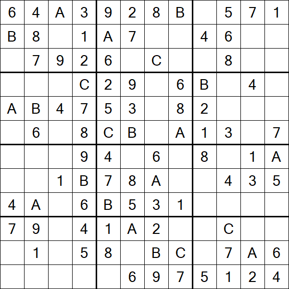 Sudoku 12x12 - Fácil