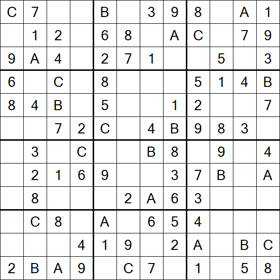 Sudoku 12x12 - Fácil