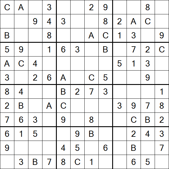 Sudoku 12x12 - Fácil