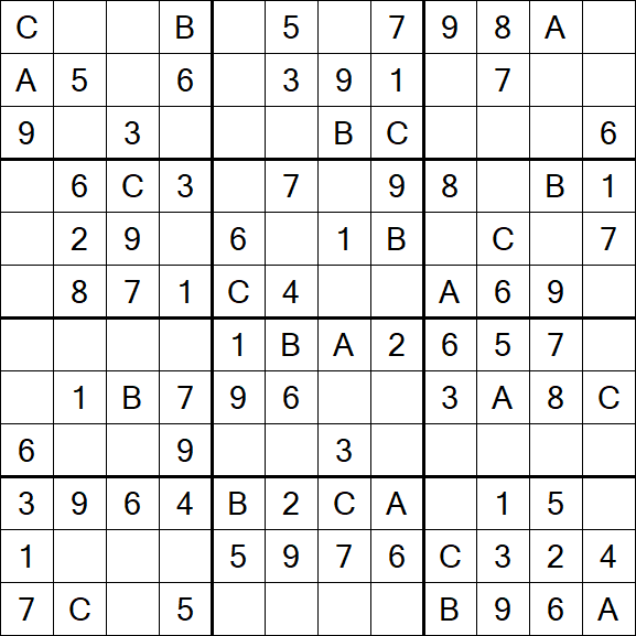 Sudoku 12x12 - Fácil