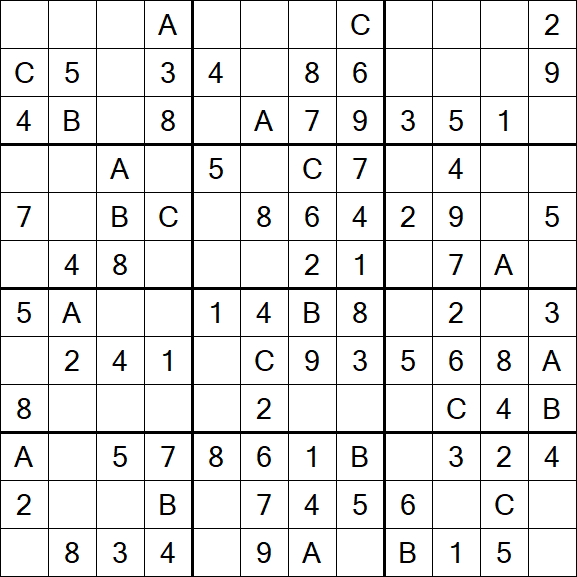Sudoku 12x12 - Fácil