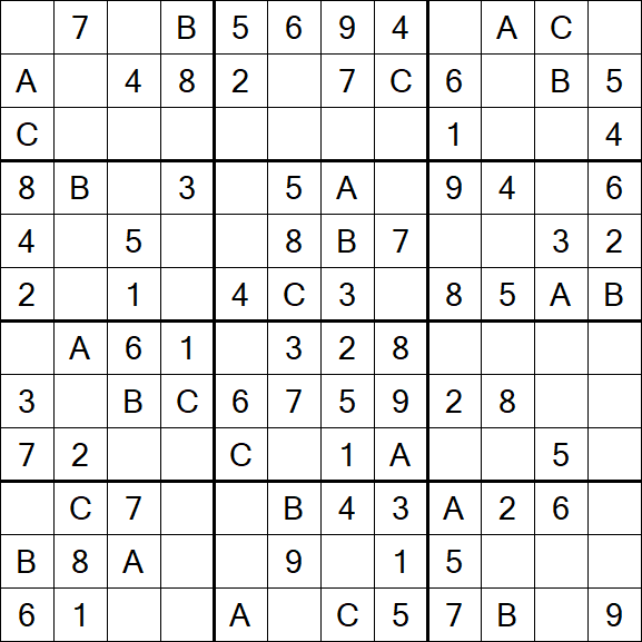 Sudoku 12x12 - Fácil