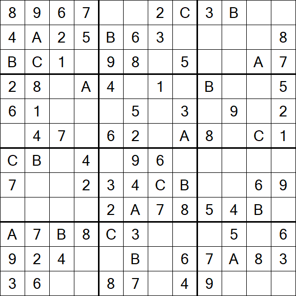 Sudoku 12x12 - Fácil