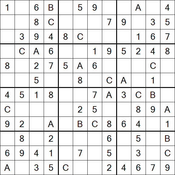 Sudoku 12x12 - Fácil