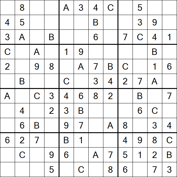 Sudoku 12x12 - Fácil