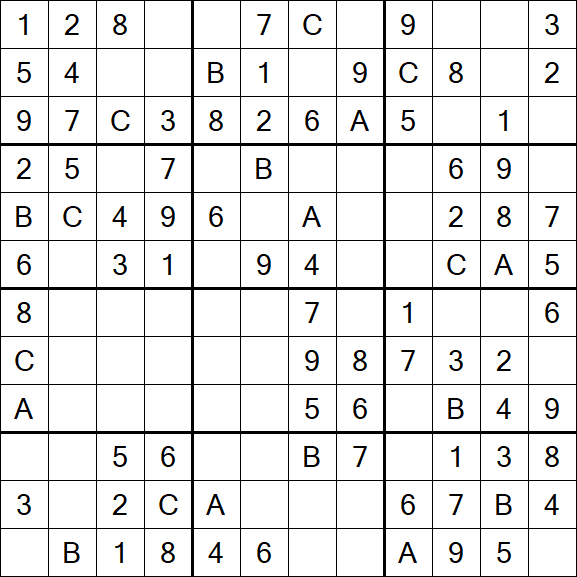 Sudoku 12x12 - Fácil