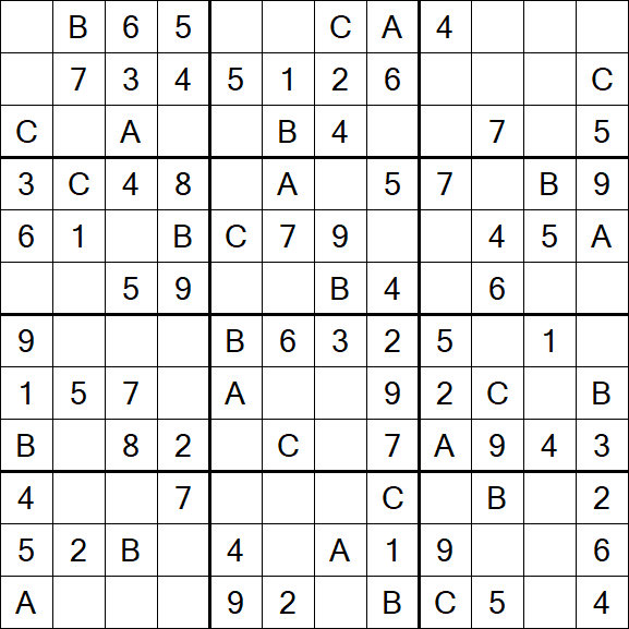 Sudoku 12x12 - Fácil