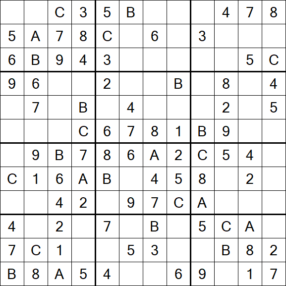 Sudoku 12x12 - Fácil