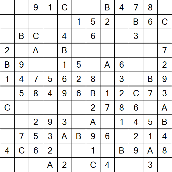Sudoku 12x12 - Fácil