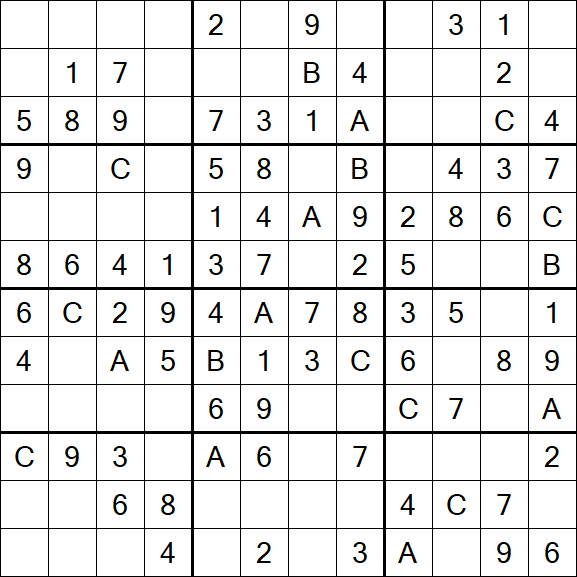 Sudoku 12x12 - Fácil