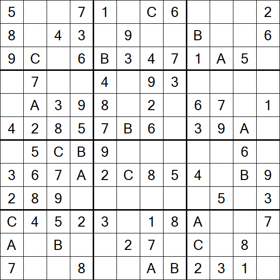Sudoku 12x12 - Fácil