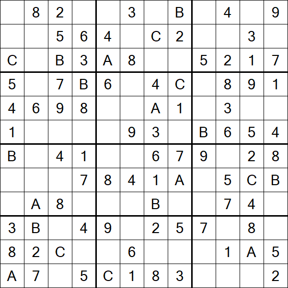 Sudoku 12x12 - Fácil