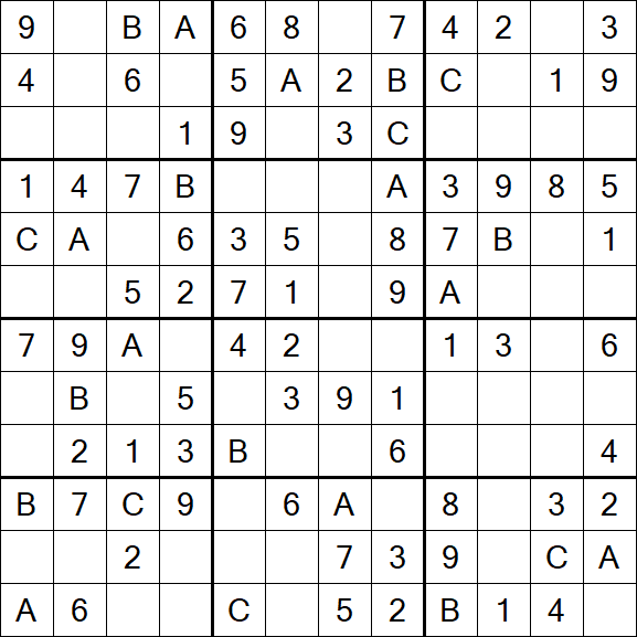 Sudoku 12x12 - Fácil