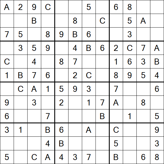 Sudoku 12x12 - Easy