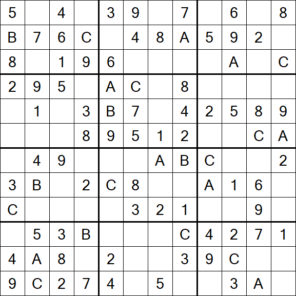 Sudoku 12x12 - Fácil