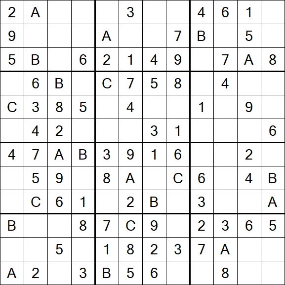 Sudoku 12x12 - Fácil