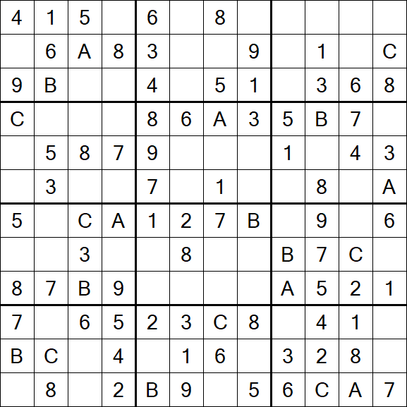Sudoku 12x12 - Fácil