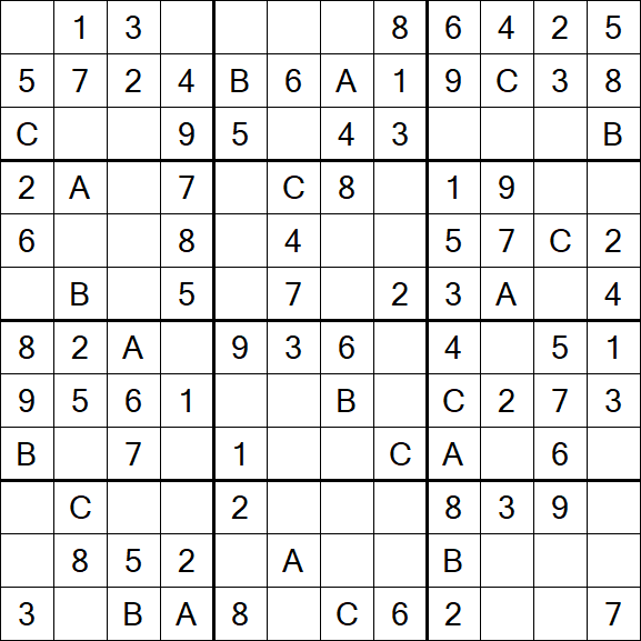Sudoku 12x12 - Fácil