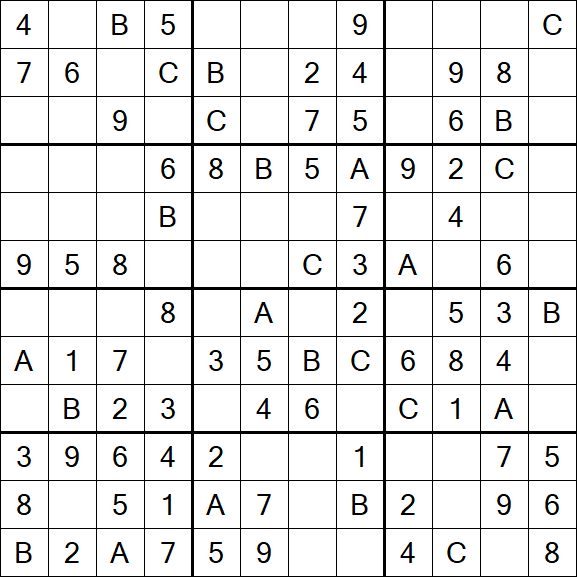 Sudoku 12x12 - Fácil