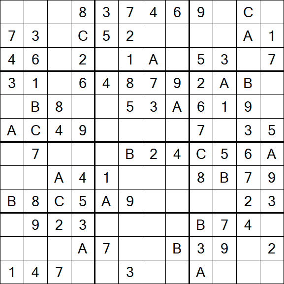Sudoku 12x12 - Fácil