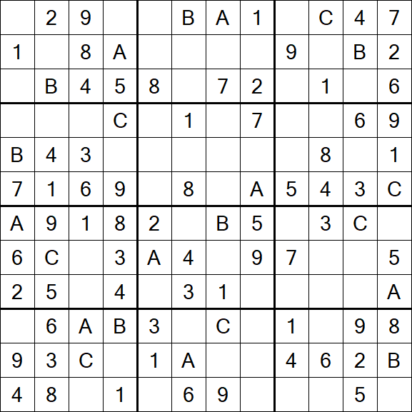 Sudoku 12x12 - Easy