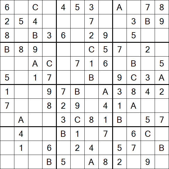 Sudoku 12x12 - Fácil