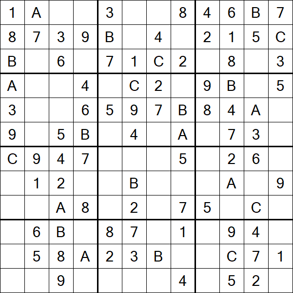 Sudoku 12x12 - Fácil