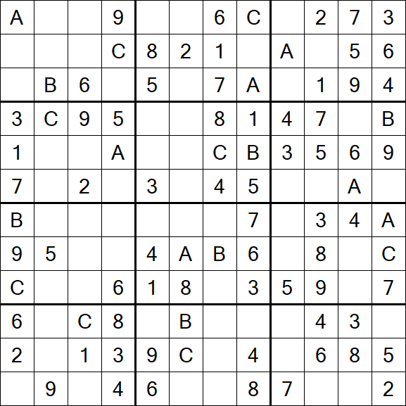 Sudoku 12x12 - Fácil