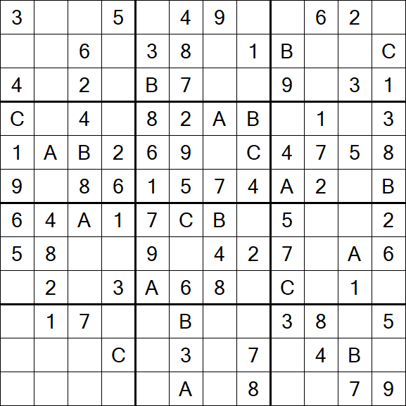 Sudoku 12x12 - Fácil