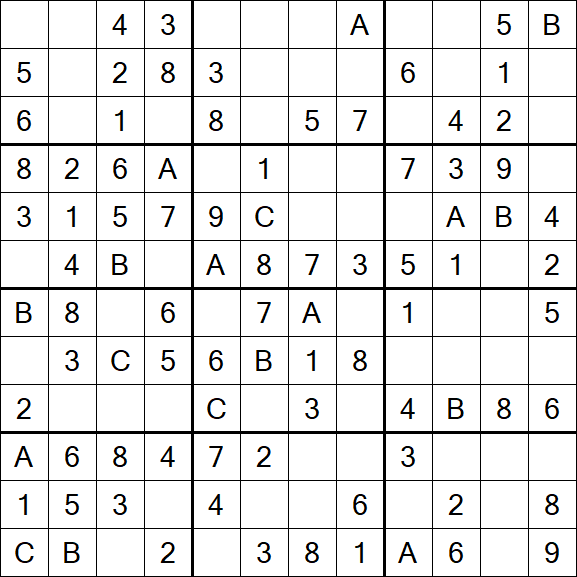 Sudoku 12x12 - Fácil