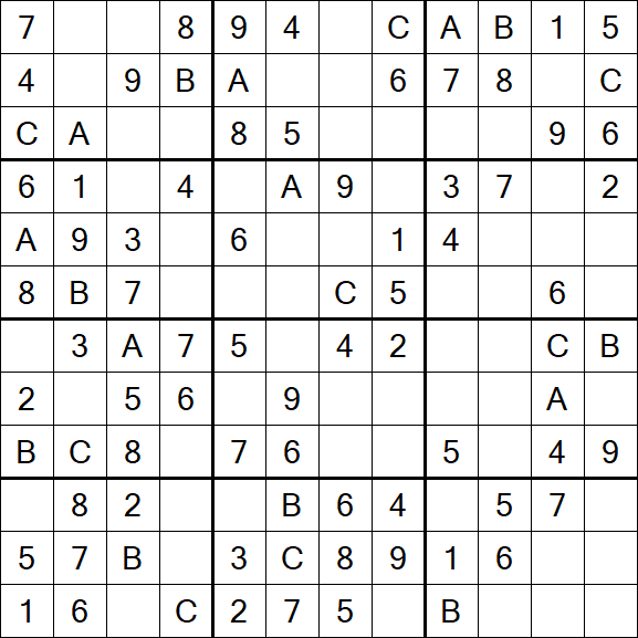 Sudoku 12x12 - Fácil