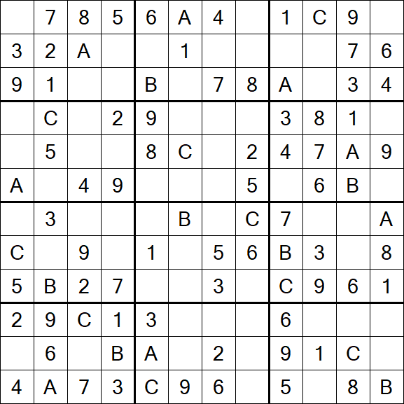 Sudoku 12x12 - Fácil