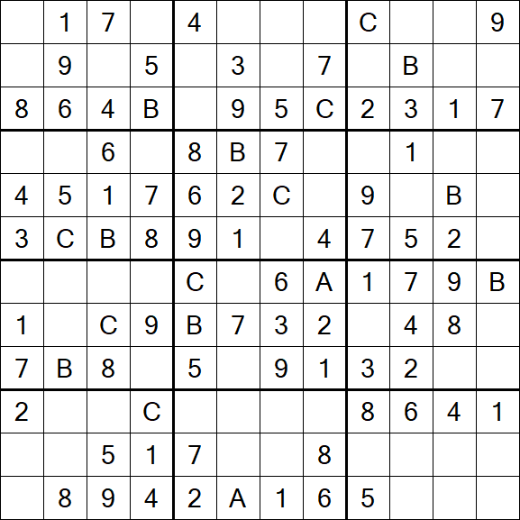 Sudoku 12x12 - Fácil
