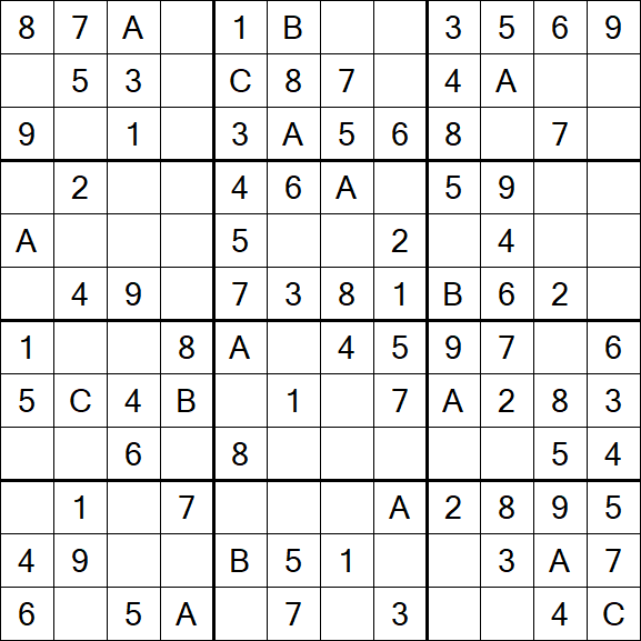 Sudoku 12x12 - Fácil
